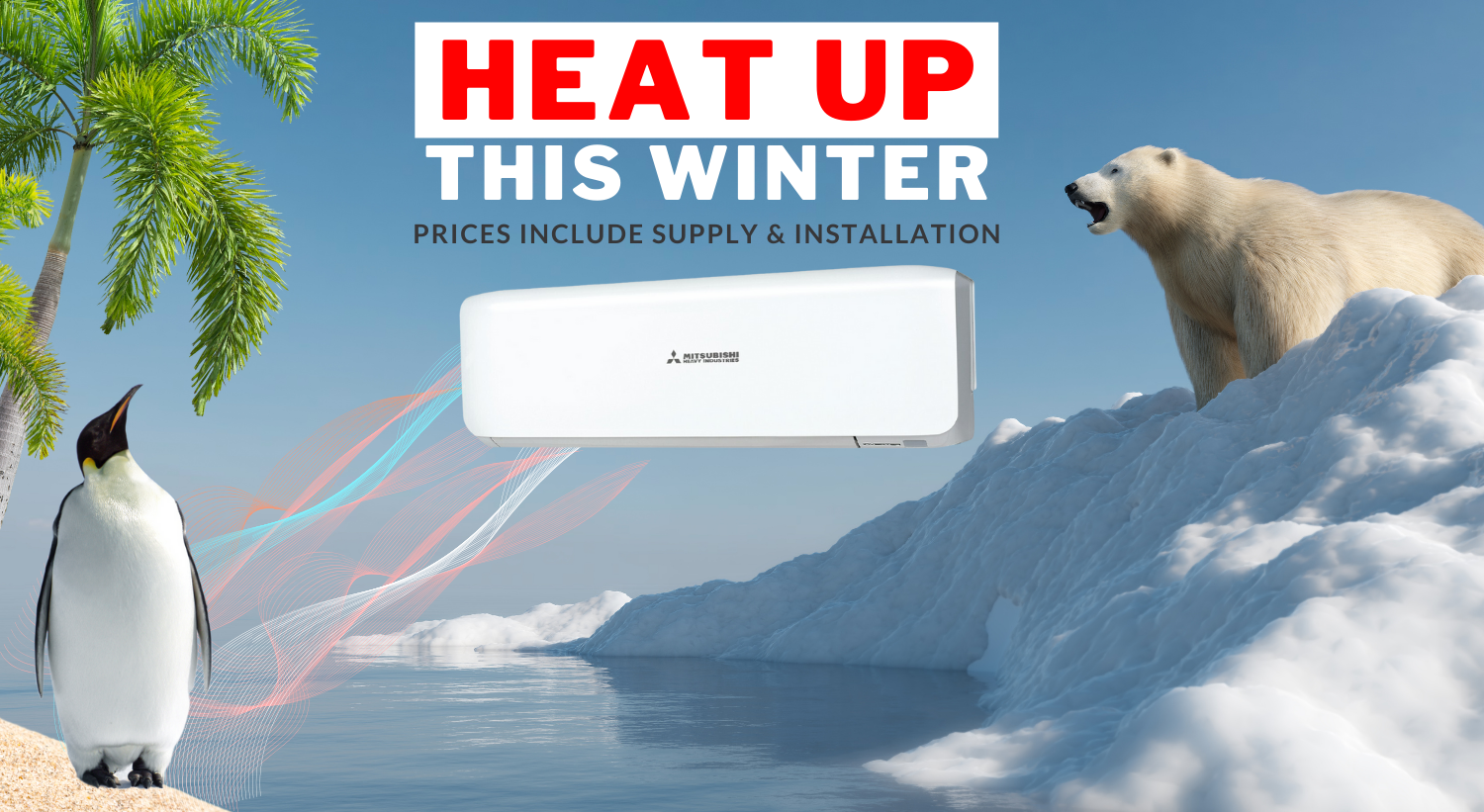 Hot Winter Air Conditioning Specials. AC Supply & Installation